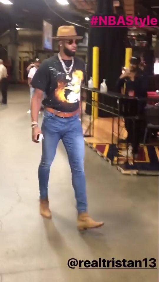 Tristan Thompson Game 3 Outfit 