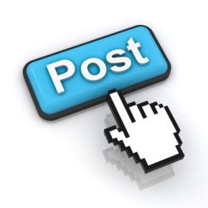 social media post button